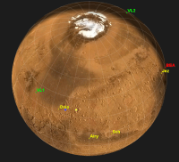 Mars (northern hemisphere)